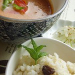 玄米_チキンココナッツスープ