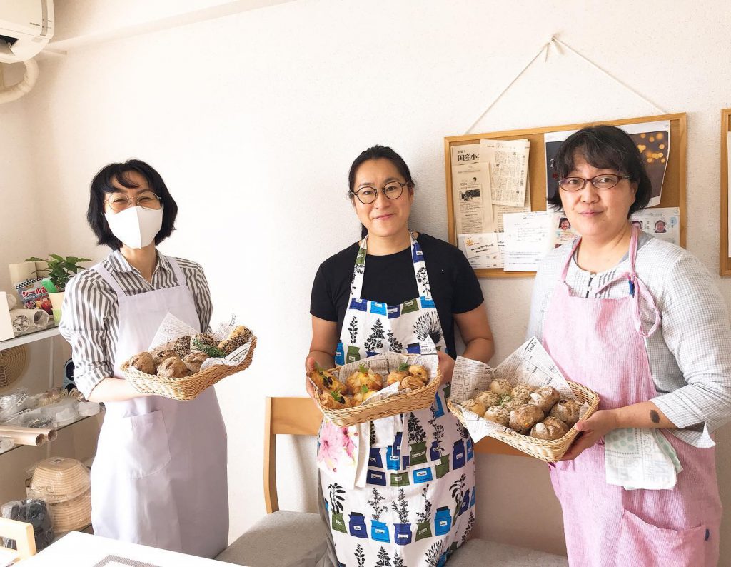 セサミセーグル デニッシュ ラインザーメン レッスン風景 自家製天然酵母 パン教室 Et Toi エトワ 辻堂